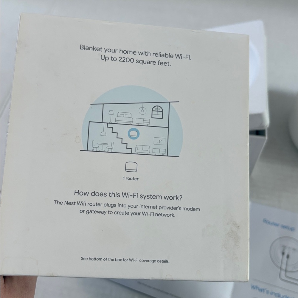 Google Nest Wifi Router Snow - Picture 3 of 8